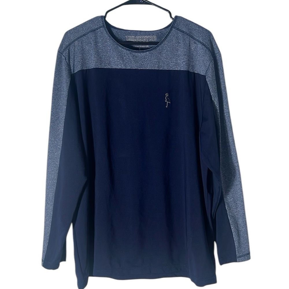 Tailorbyrd Sport Blue Long Sleeve‎ Shirt Size XL